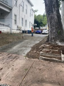 clear driveway after limb removal
